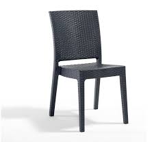 richmond stacking outdoor chairs black