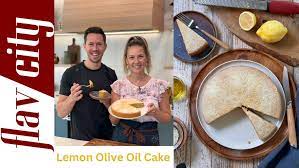 Flavcity Lemon Olive Oil Cake gambar png