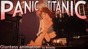 Panic titanic - Giantess growth animation - YouTube