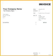 Banner Blocks Invoice Template Excel Sample Simple Download