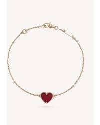 carnelian heart bracelet