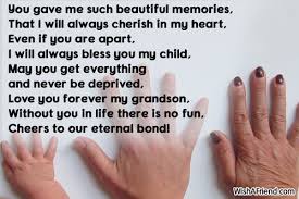 eternal bond poem for grandson