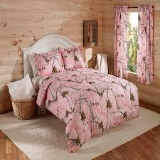 piece pink camouflage comforter set