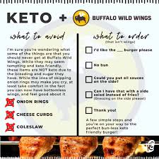 how to eat keto at buffalo wild wings
