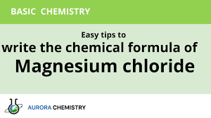 chemical formula of magnesium chloride