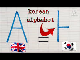 learn to write the korean alphabet from