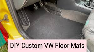 diy floor mats for your vw you