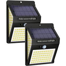 140led solar security lights outdoor