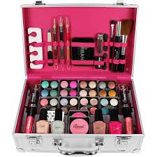 60 piece makeup vanity case