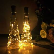 String Led Glass Bottle Night Light