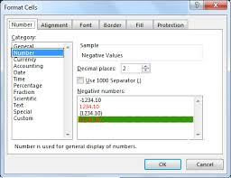 negative numbers in excel top 3 ways