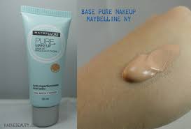 base pure make up de maybelline ny
