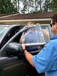Your valuables and car interior are not protected when using a temporary fix or patch on your broken window. Big Tape Blog Broken Window Repair Window Protection Big Tape