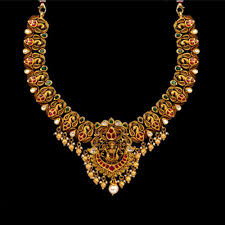 latest gold necklace designs for women