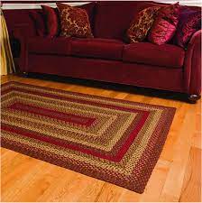 country style braided jute rugs cinnamon