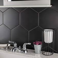 merola tile textile hex black 8 5 8 in