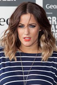 She briefly dated harry styles in 2011. Caroline Flack S Ombre Waves Celebrity Hair And Hairstyles Glamour Com Uk Hair Styles Medium Length Hair Styles Medium Hair Styles