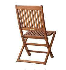 Hawken 2 Piece Wood Folding Patio Chair Set