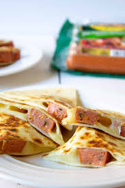 these simple and savory smoke sausage quesadillas are perfect for getting a delicious lunch on the