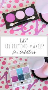 easy diy pretend makeup for toddlers