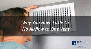 No Airflow To One Vent