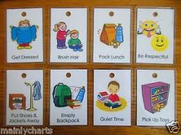 Details About 10 Custom Chore Or Behavior Cards With Illustrations Your Choice No Chart Needed