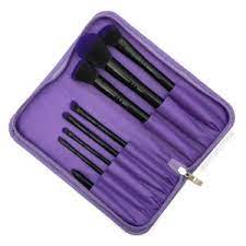 furless purple power makeup brush set