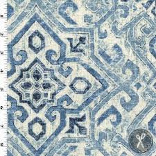 If your foundation fabric is blue then all three patterns should incorporate the same blue somewhere in the pattern • vary the style and size of. Blue Multi Covington Moroccan Tile Print Decor Fabric Fabric Decor Tile Print Moroccan Fabric
