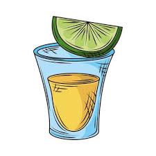 Tequila Shot Vector Art Icons And