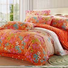 Bright Orange Comforter Sets