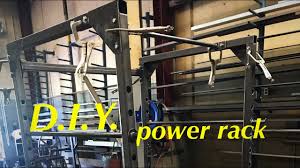 making a metal power rack for your home