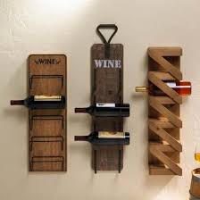 Wooden Wall Mounted Wine Racks Bottle