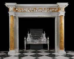 Antique Georgian Fireplace Mantel With