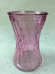 Pink Curved Glass Vase Buy Or