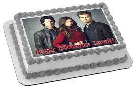 Vampire Diaries Birthday Cake gambar png