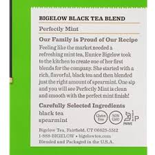 bigelow perfectly mint black tea