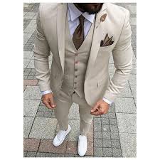 Are you unsure which suit size fits you best? 2021 Latest Coat Pant Designs Beige Men Suit Prom Tuxedo Slim Fit Groom Wedding Suits For Men Custom Blazer Terno Masuclino 201014 From Buyocean02 70 44 Dhgate Com