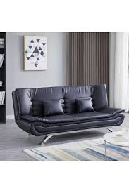 pu leather 2 seater modern sofa bed