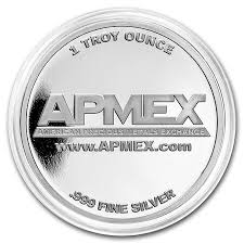 1 oz silver colorized round apmex