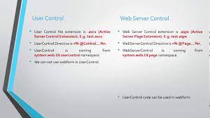 web server control in asp net