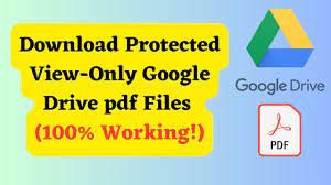 google drive pdf file