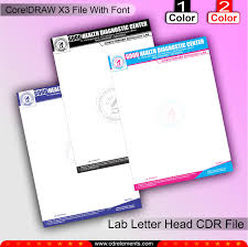lab letter head cdr file cdrelements com