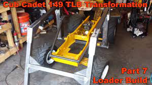 265 john deere loader build. Cub Cadet 149 Tlb Transformation Part 7 Front End Loader Build Youtube