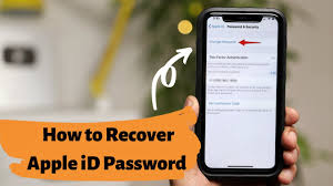 recover apple id pword