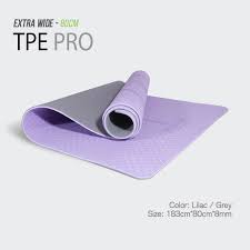 tpe pro yoga mat extra wide 80cm