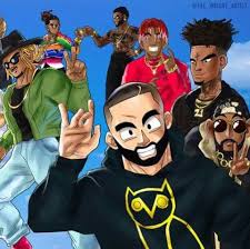 News now clips, interviews, movie premiers, exclusives, and more! Rappers Drawn In The Style Of Dragon Ball Z Part 3 Rapper Art Black Art Pictures Black Anime Characters