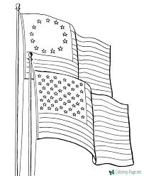 Color pictures of flags, american eagle, statue of liberty and more. American Flag Coloring Pages