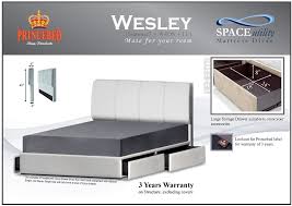 wesley drawer bed frame lcf furniture