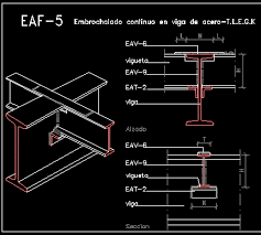 autocad steel beam connection cad library