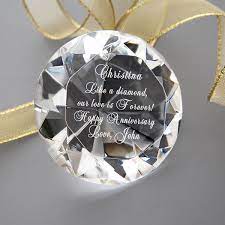 personalized diamond paperweight gifts